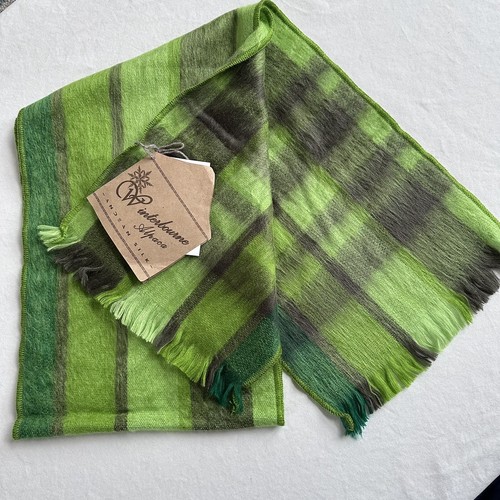 NEU Alpaka Wolle Schals - kariert gebürstete Oberfläche authentische ecuadorianische Handarbeit  - Bild 2 von 5