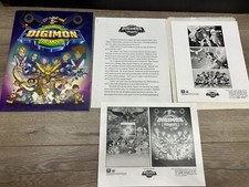 Digimon The Movie Custom Folder B W Photos Booklet 20th Century Fox Press Kit