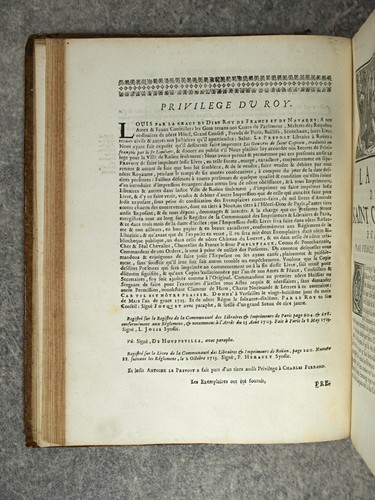 OEUVRES DE SAINT CYPRIEN, EVEQUE DE CARTHAGE ET MARTYR. ROUEN. 1716. - Foto 14 di 24