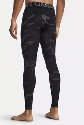 Under Armour Leggings Men's Sz XL ColdGear Infrared Printed Pants Tight NWT $80 - Picture 11 of 13