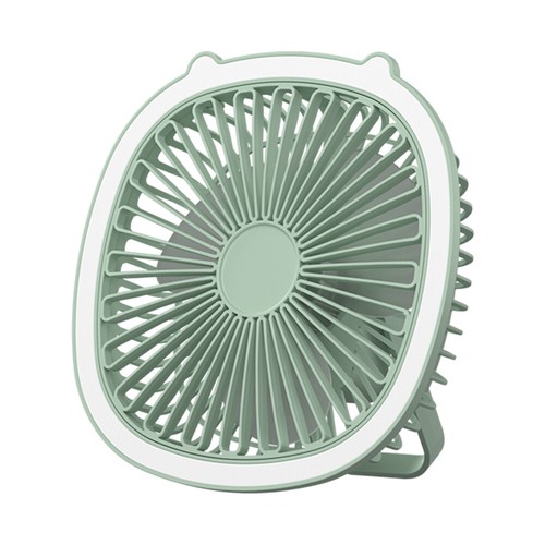 6 Inch Portable Desk Table Fan USB Small Mini Camping Fan with LED Light 1200mAh - Picture 17 of 18