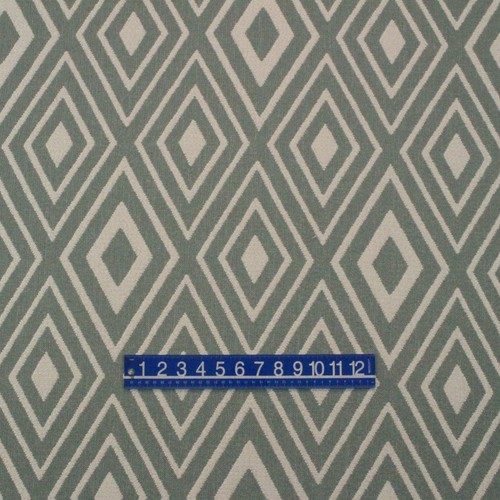 TIFFANY AEGEAN SEAFOAM IKAT DIAMOND WOVEN JACQUARD MULTIUSE FABRIC BY YARD 57"W - Picture 4 of 7