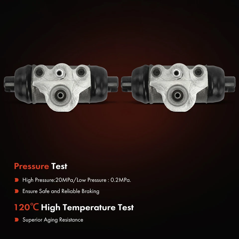 2x Cilindro de rueda de freno de tambor trasero para Dodge Colt Mitsubishi Mirage Eagle Summit Foto 4 de 4