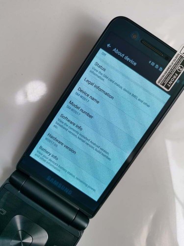 Samsung SM-W2017 C/N version 64GB Android 6.0 Clamshell Mobilephone Excellent - Afbeelding 2 van 11