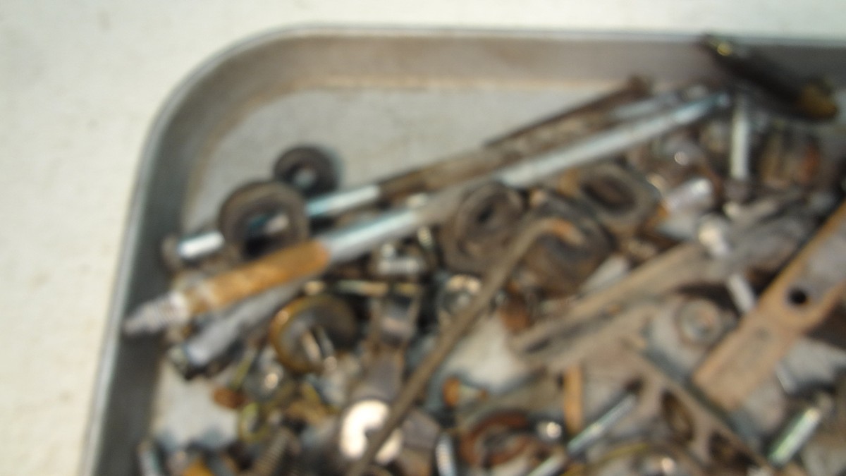 1980 Kawasaki KZ750 KZ 750 K373. misc bike bolts and parts