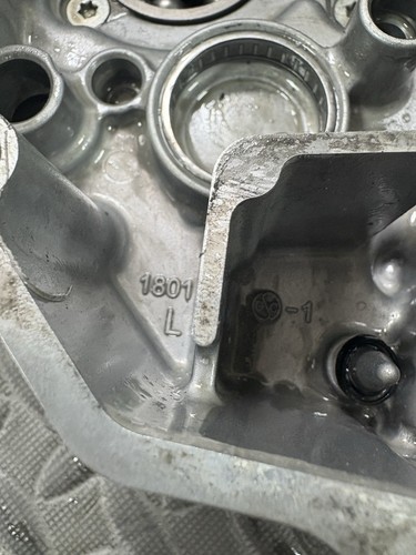 09-16 2009 KX250F KX 250F OEM Left Crankcase Engine Motor Crank Case Bottom End - Bild 19 von 20