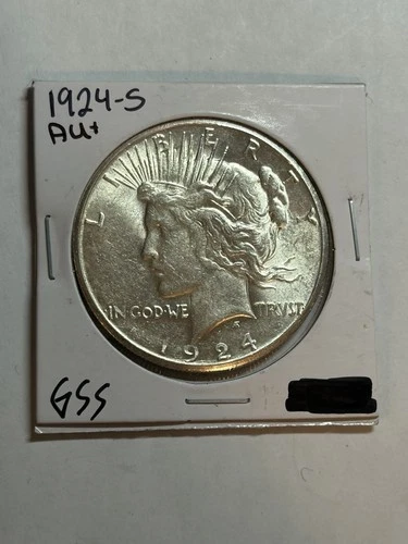 1924-S Peace Silver Dollar Nice UNC Tougher Date Great Luster