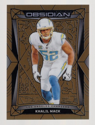 KHALIL MACK 2024 PANINI OBSIDIAN GOLD #05/10 **LOS ANGELES CHARGERS** #109