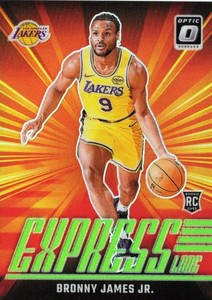 Bronny James /199 Green Express Lane 2024-25 Donruss Optic NBA Lakers