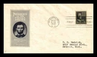 US COVER ABRAHAM LINCOLN PRESIDENTIAL SERIES FDC SCOTT 821 IOOR CACHET