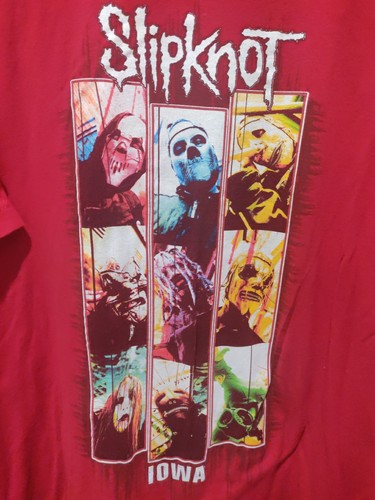 Slipknot Iowa Heavy Metal Y2K Double Sided T-Shirt Red - XL - Picture 2 of 4