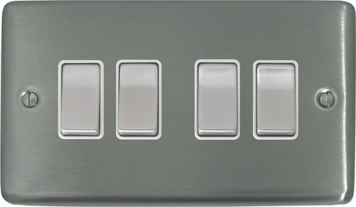 Brushed Stainless Steel Sockets, Switches, Dimmers, Electrical Accessories - Picture 5 of 89