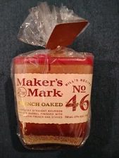Candle Makers Mark Half Bottle Apple Maple Bourbon Soy Handmade