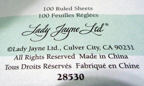 LADY JAYNE LTD. Soft Cover 100 Lined Notebook (NEW) - Picture 4 of 4