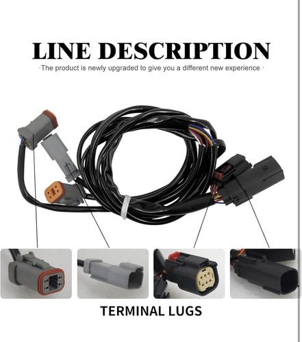 Rear Fender Fascia Extension with LED Turn Signals Running Brake Lights For … - Picture 9 of 11