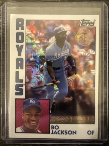 2019 Topps Silver Pack Bo Jackson 35th Anniversary - Picture 1 of 2