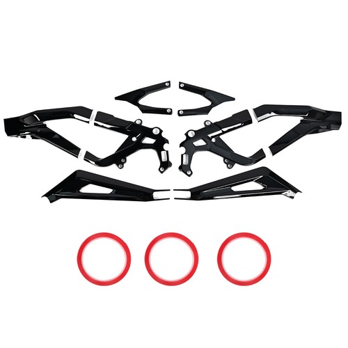 Glossy black Frame Guard Fairing Body Kit Graphics For Segway X260 X160 E-Bike - Picture 7 of 14