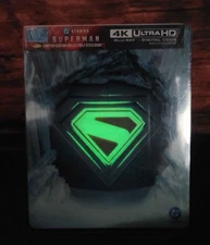 Superman Limited Edition Steelbook 4K UHD+Blu-ray+Digital Sealed Fast Shipping!