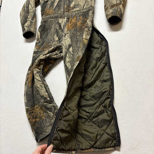 Vintage Walls Insulated Coveralls Youth 16 XL Realtree Camo Russia Made Hunting - Picture 5 of 12