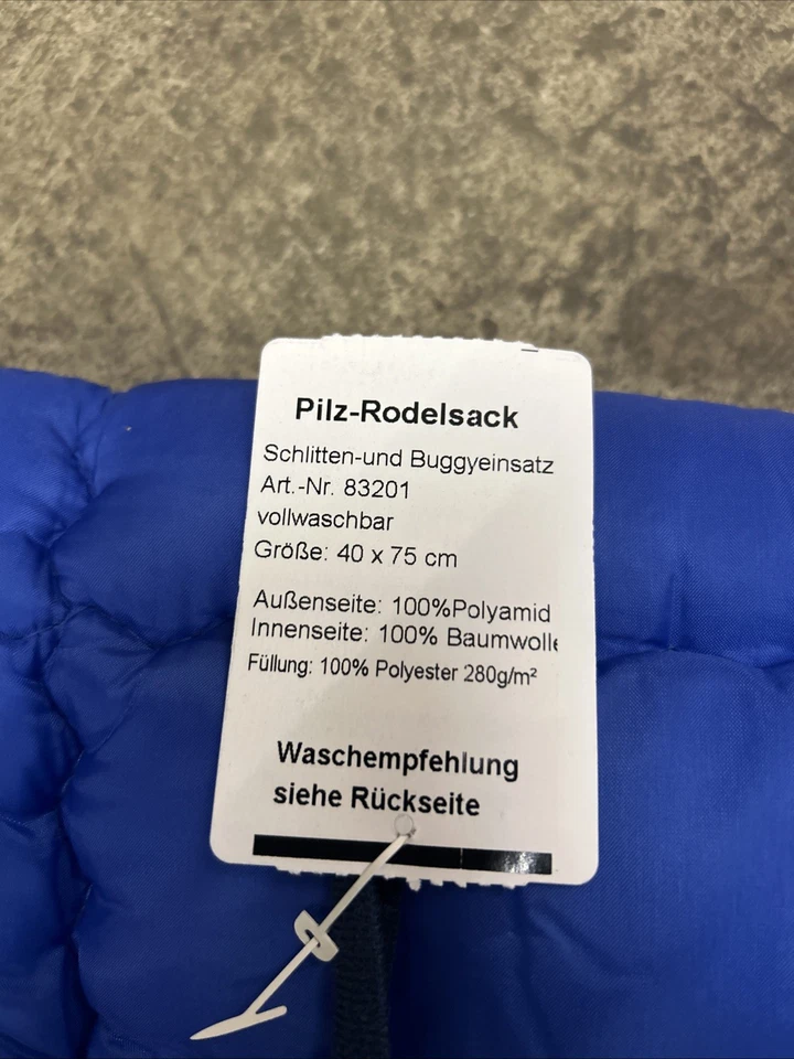 Pilz | Rodelsack | Schlitteneinsatz 40x75cm - Bild 2 von 3