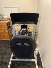 Full Sim Rig - Fanatec DD Boost, Sim jack Pedals And Aluminium 80x40- No Monitor