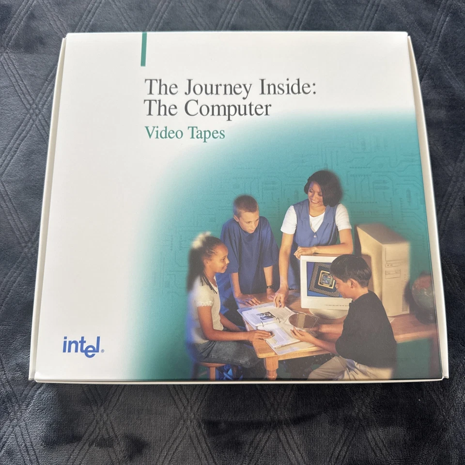 Intel Journey Inside: The Computer Chip Kit  w/ Uncut Silicon Wafer 1990’s - Image 4 of 4