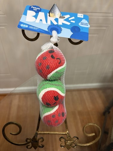 Bark Box XS-S Baller Meloni Palline da Tennis Cigolanti Nuove - Foto 1 di 4