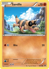 Sandile (60/98) [Black & White: Emerging Powers] Heavily Played