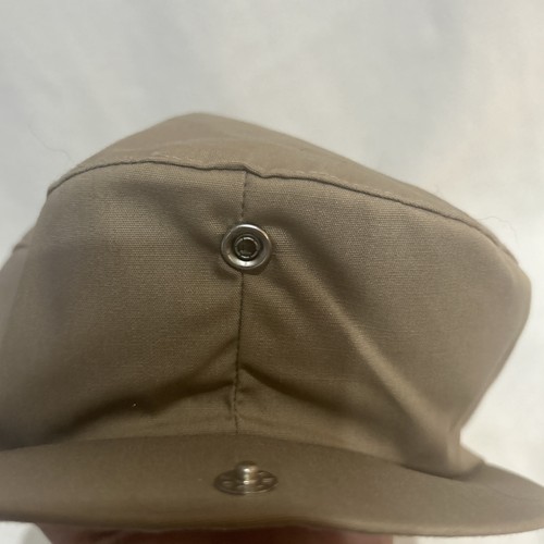 Vtg Amalgamated Clothing Textile Workers Union ACTWU NewsBoy Tan Cap Large - Picture 15 of 16