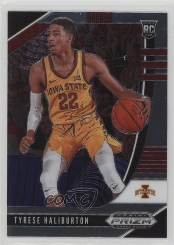 2020-21 Panini Prizm Draft Picks Tyrese Haliburton #50 Rookie RC