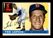 1955 Topps #128 Ted Lepcio  VG/VGEX X2799311