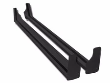 Black Horse Running Boards Black Aluminum RUN102A