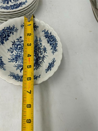 38 pcs  BRITISH ANCHOR  BEACON HILL BLUE   PLATES, BOWLS, CUPS, SAUCERS **READ** - Picture 3 of 8