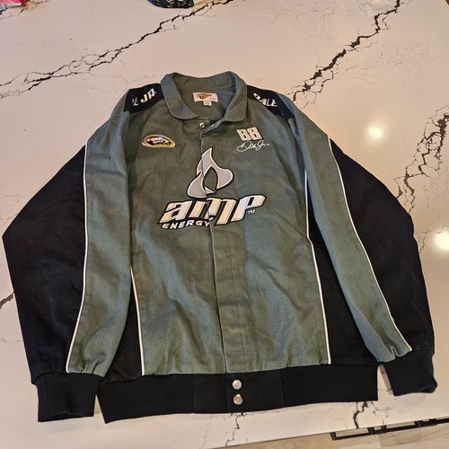 Vintage Winners Circle Mens Dale Earnhardt Jr NASCAR Jacket LARGE #88 Amp Energy - Picture 4 of 14