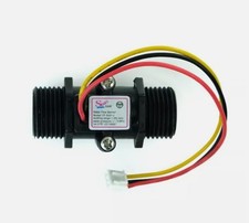 Flow Sensor Volume Sensor Turbo Flow Meter Water Pipes 1/2 Thread