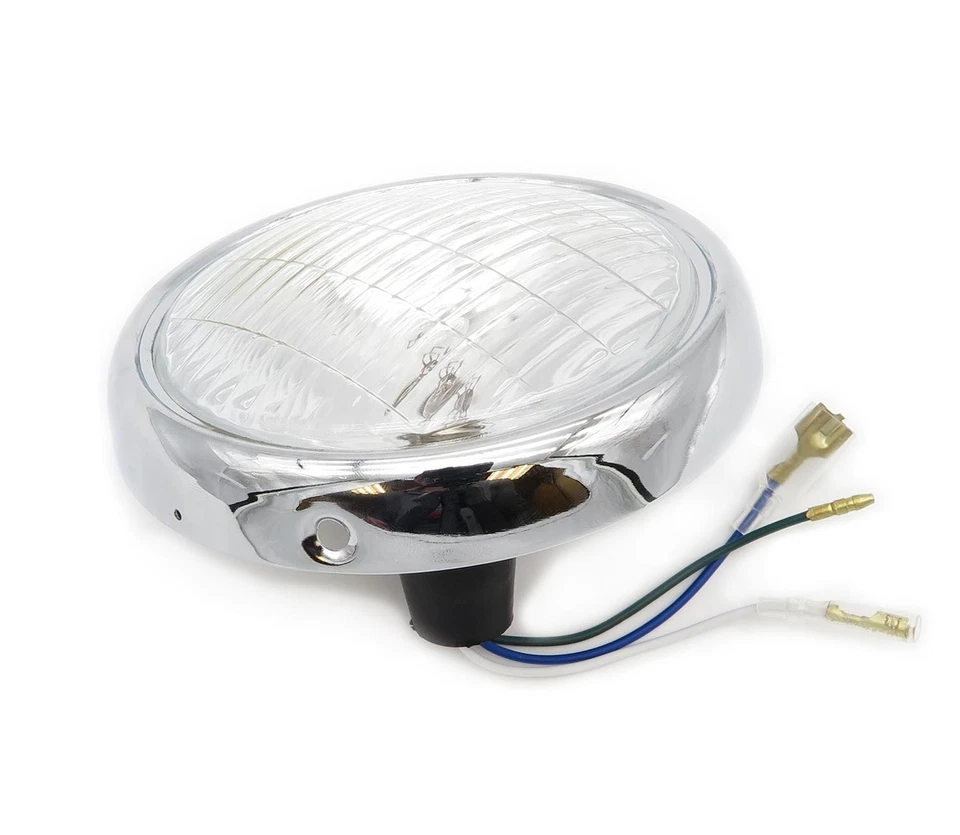 6V Headlight Assembly Honda CL70 CT70 Trail 70 SL70 XL70 XL75 XL80 Bulb Rim - Image 3 of 3