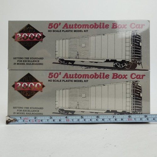 PROTO 2000 HO Scale 50' Automobile Box Car 21029 Southern Special 4 Pack Kit NEW - Picture 11 of 13