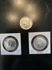 Kennedy Half Dollars 1969, 50c, 40% Silver, 3-Coin Set