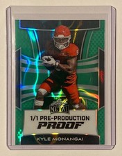 🔥 2025 KYLE MONANGAI LEAF METAL PRISMATIC GREEN LAVA PRE PRODUCTION PROOF 🔥