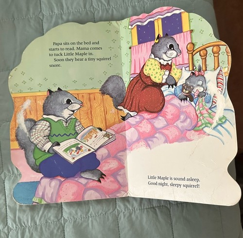 Schläfriges Eichhörnchen — Amye Rosenberg—1985—ein goldenes Buch in stabiler Form - Bild 8 von 8