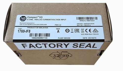 New Factory Sealed AB 1769-IF8 CompactLogix 8 Pt Analog Input Module US STOCK - Picture 4 of 4