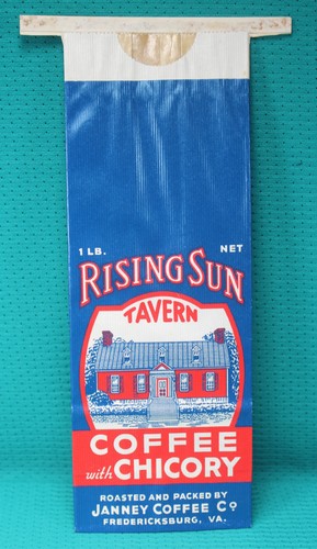 Three Different Vintage Coffee Bags-Janney Coffee of Fredericksburg, Virginia - Picture 4 of 7