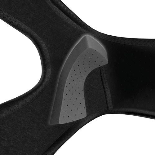 Knee/Patella Support Wrap with Dual Strap Compression, Small-Medium, Black - Picture 3 of 5