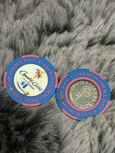 Commerce Casino Set 2 $1 Chips - Bild 1 von 2