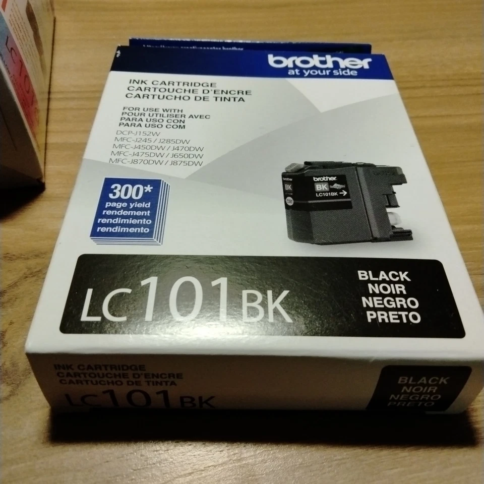 Tinta para impresora Brother LC101BK LC101CL LC103C XL LC101M Foto 2 de 4