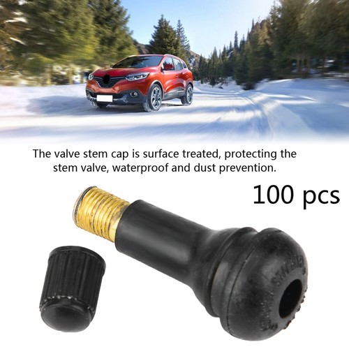 Car 100Pcs Car Motorcycle Replacement Snap In Tire Tyre Valve Stem (TR413) - Picture 9 of 23