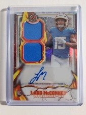 2024 Topps Resurgence Ladd McConkey Ignite Rookie Patch Auto