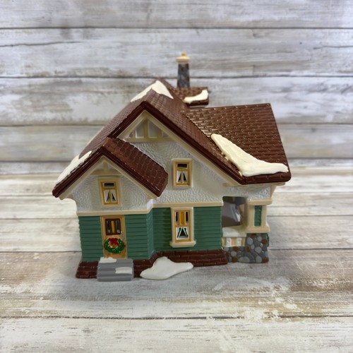 Dept. 56 The Original Snow Village Series 1992 Craftsman Cottage Lighted - Picture 6 of 8