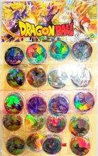 280 Dragon Ball Cardboard Pogs with Holograms – Perfect for Parties and Piñatas