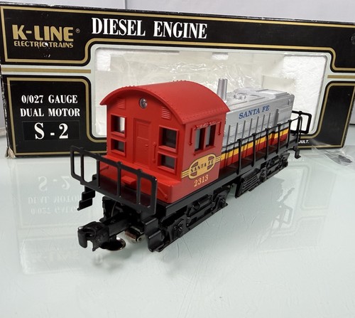 VTG K-Line O O27 Gauge MDK2313 Santa Fe S-2 Dual Motor Diesel Engine Locomotive - Picture 8 of 17